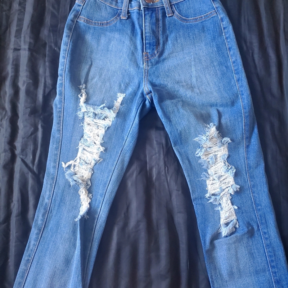 Fashion Nova Distressed Jeans